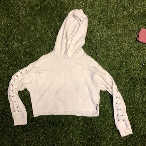 PINK cropped hoodie